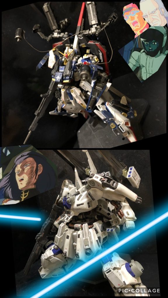 カミーユ「俺の中から出ていけええー！！」シロッコ「ぬう！そんな付け焼き刃のファンネル攻撃など、当たるものか！！」ジャミトフ「どうしたカミーユ。お前の能力はそんなものか！」バスク「シロッコは許す訳にはいかんのだ。これまでの事は全部、奴の所為なのだ。」カミーユ「やめろ！フォウ！フォウは何処に行ったんだよ！」ブラン「散弾ではなあ！」カクリコン「ア、アメリアぁー！」ジャマイカン「この騒ぎはなんだ？まるで戦闘配備ではないか！」カミーユ「うわあああー！ティターンズのおっさんが増えたあーーー！！」シロッコ「いったいなんだこれは！？なんとむさ苦しい！やはり囲まれるなら女性でなくては！おっさんに囲まれる様なお前が、常に女性に囲まれる私に勝てる訳がない！！」カミーユ「クッ！許せない！俺の命に代えても、身体に代えても、こいつだけはー！！」シロッコ「ハハハ！天才モテ男は誰にも倒せんのだーっ！小僧、宇宙の屑となるがいい！」カミーユ「くそお！お前だ！いつもいつも、脇から見ているだけで、人を弄んで！いつも女性に囲まれて！」シロッコ「この天才モテ男に勝てると思うな、小僧ー！！」カミーユ「分かるはずだ。こういう奴は、生かしておいちゃいけないって！分かるはずだ。みんな、みんなには分かるはずだ…！」シロッコ「ゼ、ゼータが…どうしたんだ？私の知らない武器が内蔵されているのか？」カミーユ「分かるまい！戦争を遊びにしているシロッコに、この俺の身体を通して出る力が！」シロッコ「“身体を通して出る力”？そんなものが、モビルスーツを倒せるものか！」ジャミトフ「カミーユは、その力を表現してくれるマシーンに乗っている。」バスク「Zガンダムにね。」シロッコ「野太いおっさんの声！？」カミーユ「まだ、抵抗するのなら！うおおおー！！」シロッコ「ファンネルで攻撃しながら突っ込んで！？正気か！！？ジ・オ！動け！ジ・オ、なぜ動かん！」カミーユ「リア充め！ここからいなくなれーっ！！」シロッコ「ううっ！うおー！？」