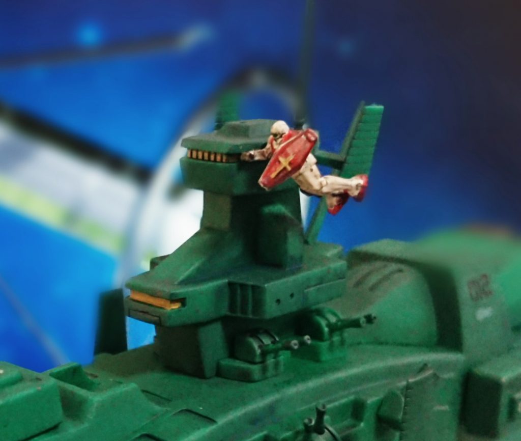 ブリッジと接触通信してるところを再現してみました。