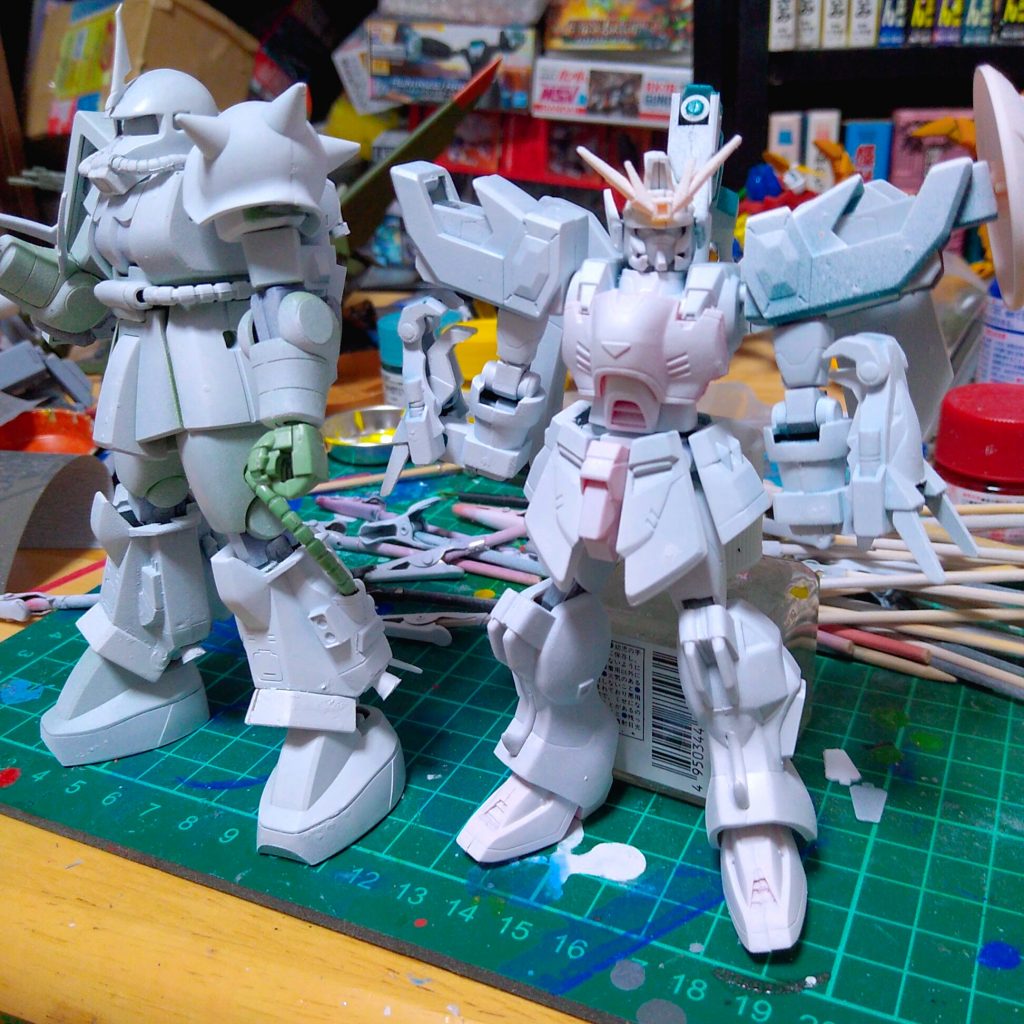 サブ以外は筆塗りん( ˇωˇ )ドラゴンハング逆につけちゃってんだよね笑