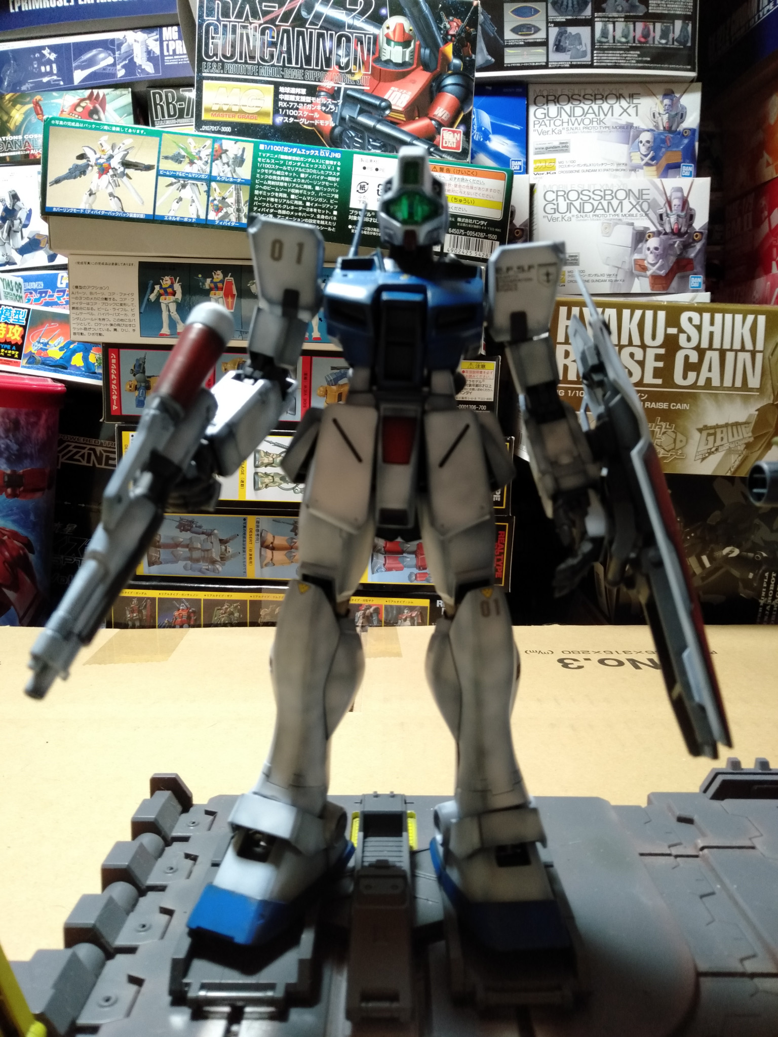 ユウ カジマ専用 Mg 1 100 ジム コマンド 宇宙戦仕様 猫親父さんのガンプラ作品 Gunsta ガンスタ