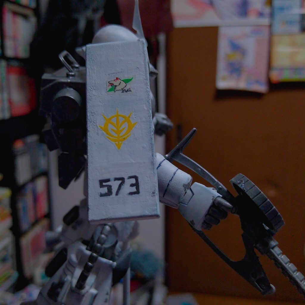 シン・マツナガ専用高機動型ザク(HGUC量産型ザクⅡ＋旧キット高機動型ザク)–5枚目/制作者：むすも