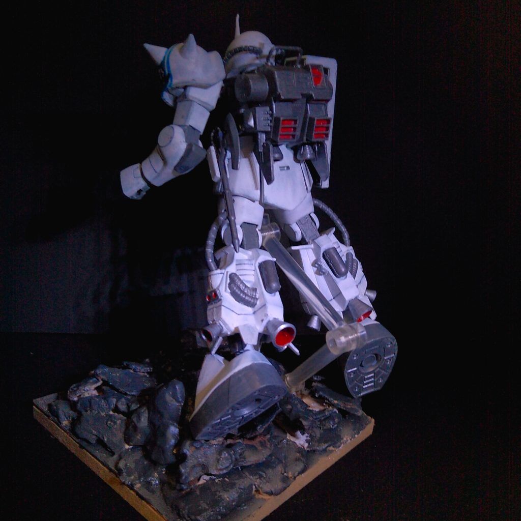 シン・マツナガ専用高機動型ザク(HGUC量産型ザクⅡ＋旧キット高機動型ザク)–3枚目/制作者：むすも