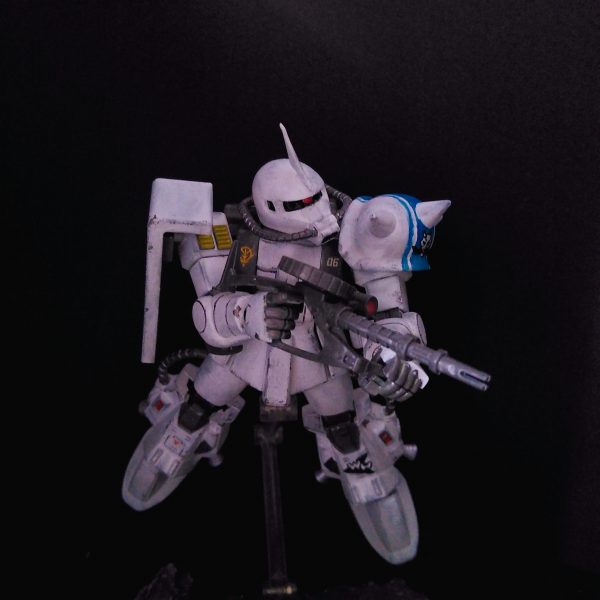 シン・マツナガ専用高機動型ザク(HGUC量産型ザクⅡ＋旧キット高機動型ザク)