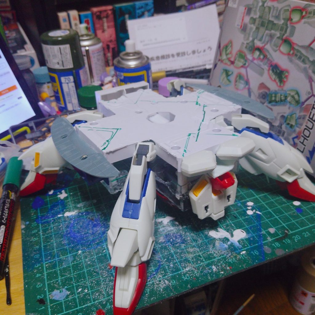 Zの足だけつけても全然完成系が見えませんでした( ˇωˇ )先週急に思いついて始めたので計画性もなにもあったもんじゃないのでw