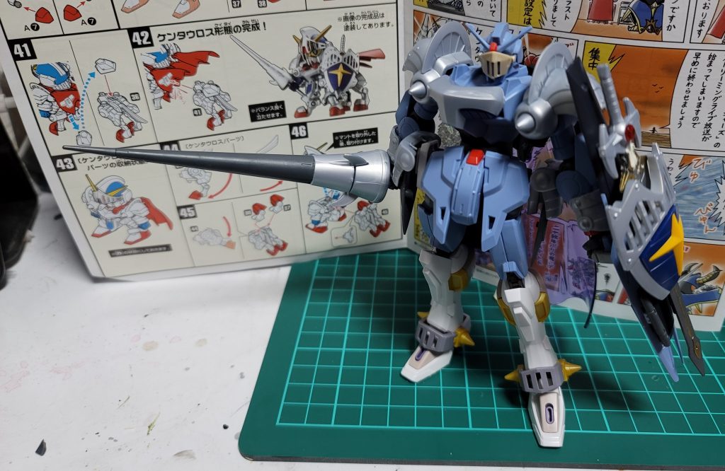 制作途中です。ジャスティスナイトを足すと一気に騎士になるので手に入りやすいのは有難いですね。