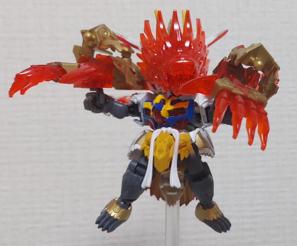 変形は簡単で苦労するとこはなかったです。