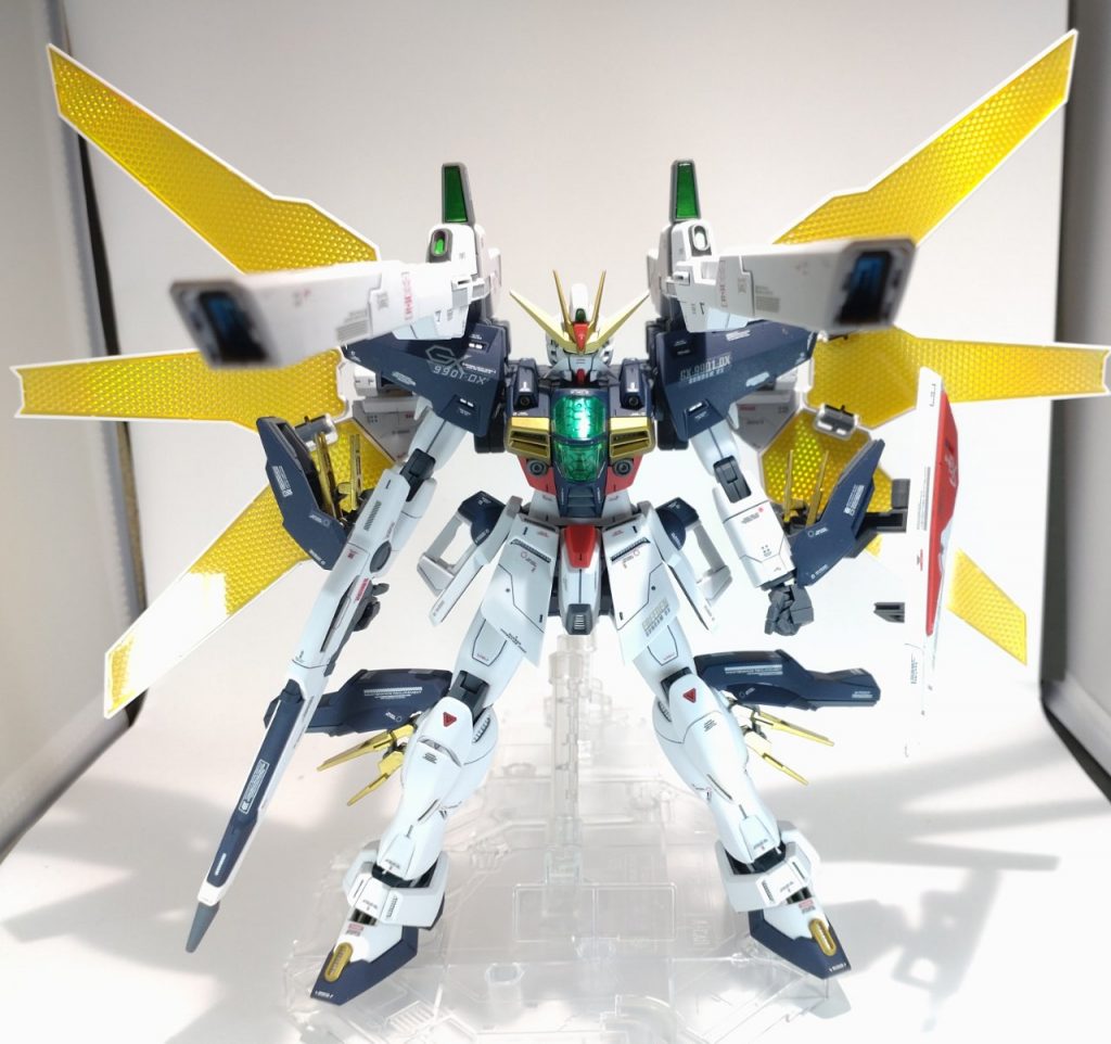 ダブルエックスの代名詞、ツインサテライトキャノン展開時