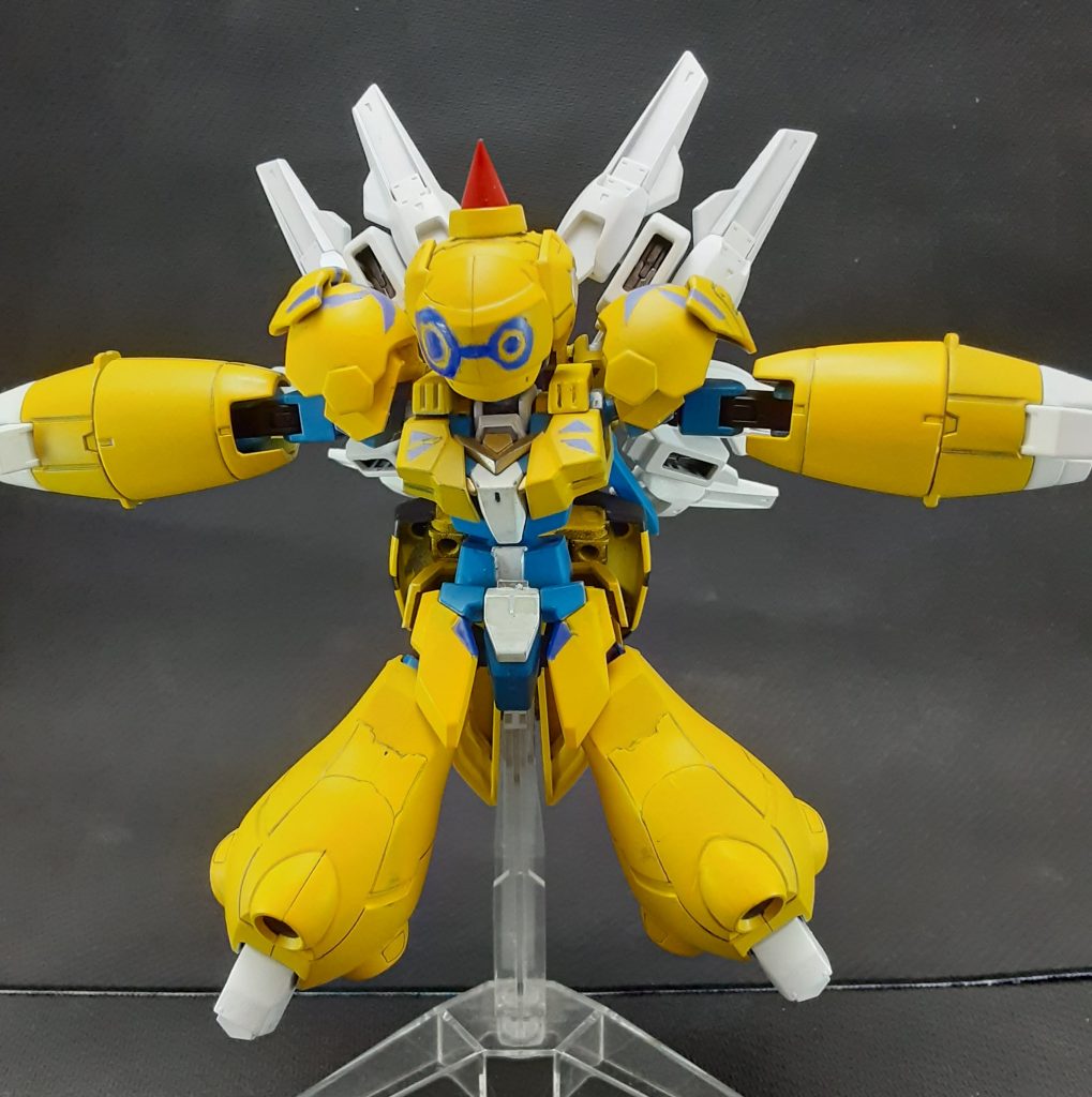 背中の羽からジャミング粒子を出しステルスフィールドを形成