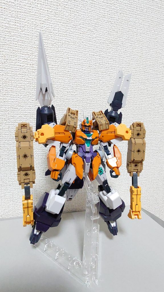 サタニクスウェポンとAGE3フォートレスを購入したのでウェポンを装着させ足をフォートレスへ変更、改修