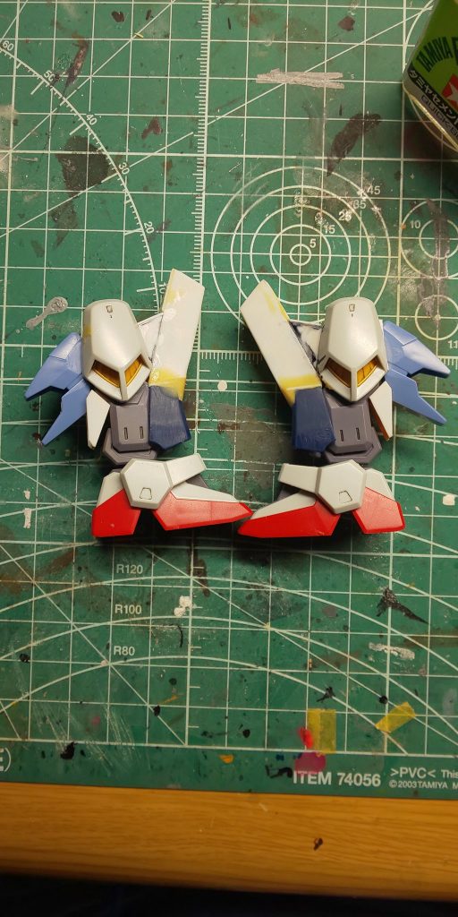 脚部はマークII、ペイルライダー、ヘイズル2号機、プラバンとパテでセミスクラッチ。