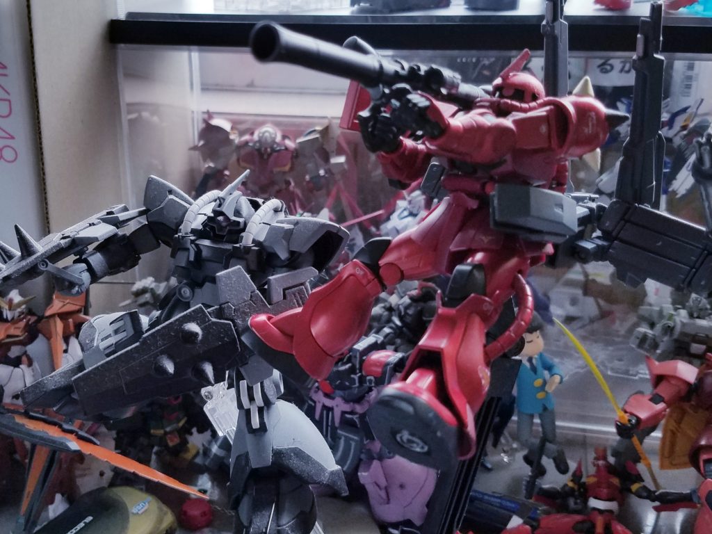 部隊みたいな撮影