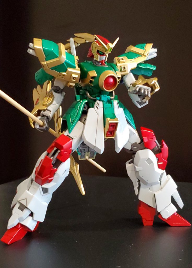 フェイロンフラッグは最後に見つけるまで作る気なくて、この写真は竹串で代用してますが、お気に入りのアングルなので掲載。