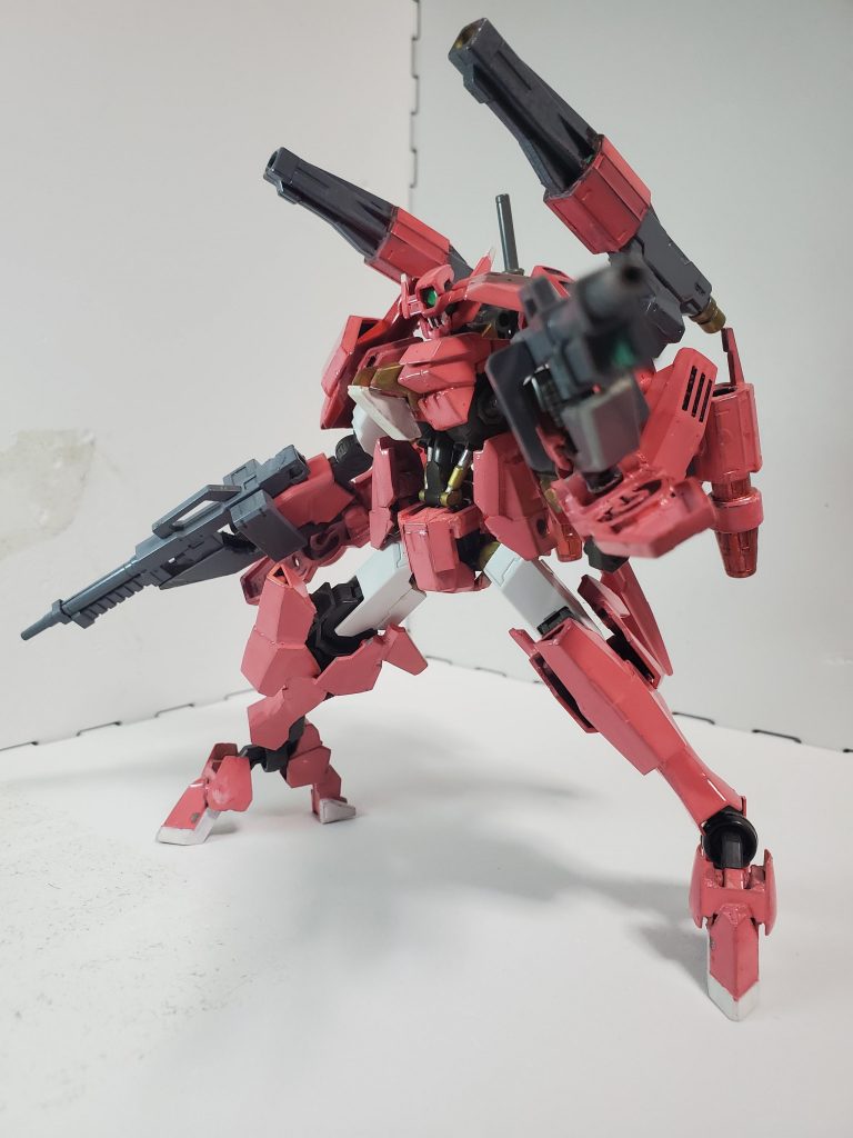 ライフルは手に持っての射撃の他、