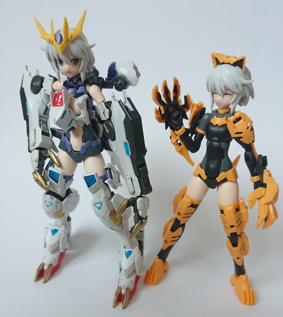 パチ組のリシェッタさんと。何となくこのスピードアーマーがバルバトスににてると思い、今作を作りましたがいかがでしょうか。ご閲覧ありがとうございました。