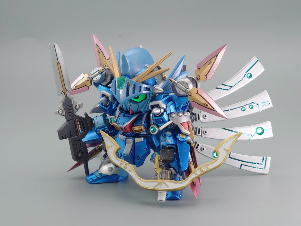 そして、クレヴェナールのパーツを身にまとったフルアーマー状態、竪琴騎士トリスタンフェイルノート!