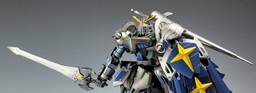 立ってるだけで男前…というわけで好きなものを直球で作りきってみたHG騎士でした。ここまで見ていただいた方、ありがとうございます(*`・ω・)ゞ