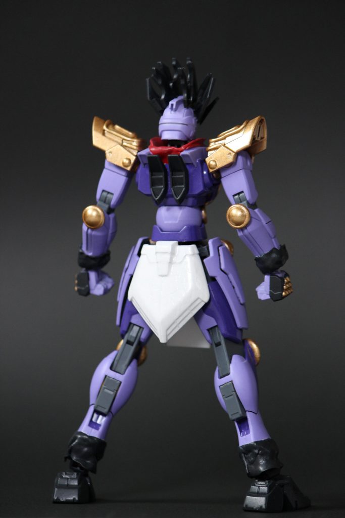 リアビューふくらはぎの所に30MMのパーツを使ってるので30MMイベントの枠で出そうかなと思いましたが、さすがにこじつけ感が強いので諦めました。