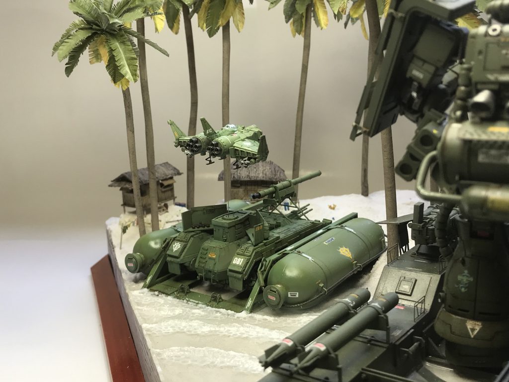 マゼラアタック専用のバルーンボート(マゼラトップのジェットで航行)