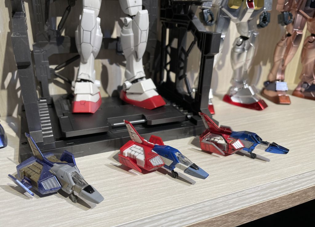 左二つは20年以上前の雑なガンマカまま、、、