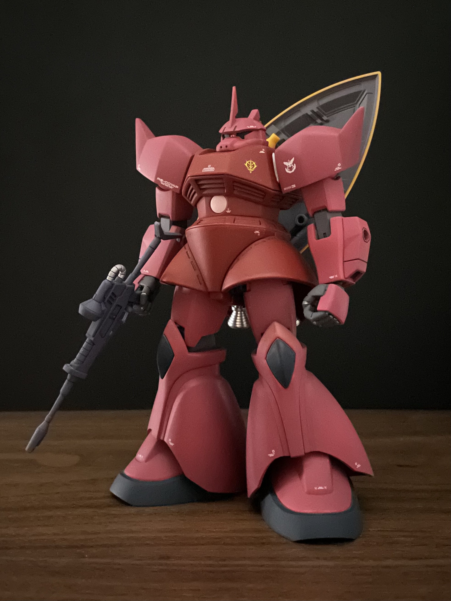 在庫あお得HGUC シャア専用 ゲルググ 改造 塗装済完成品 完成品