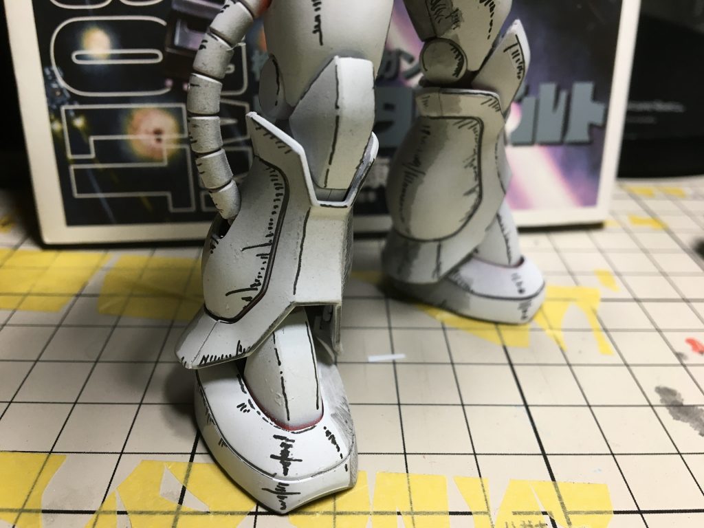 漫画イラスト風ザク–3枚目/制作者：Dr.ジムガスキー