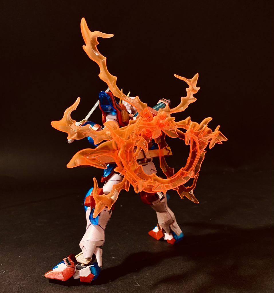 炎エフェクトも良いアクセントですね。