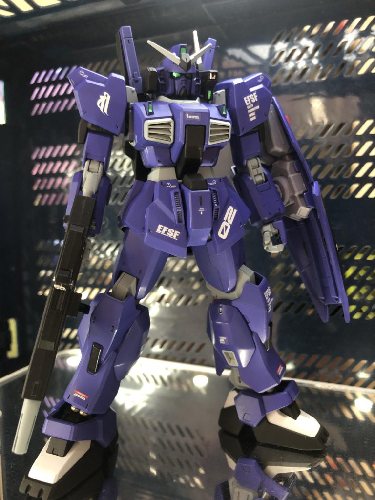 というわけで我がパーソナルカラー、ブルーバイオレットで塗装しました。