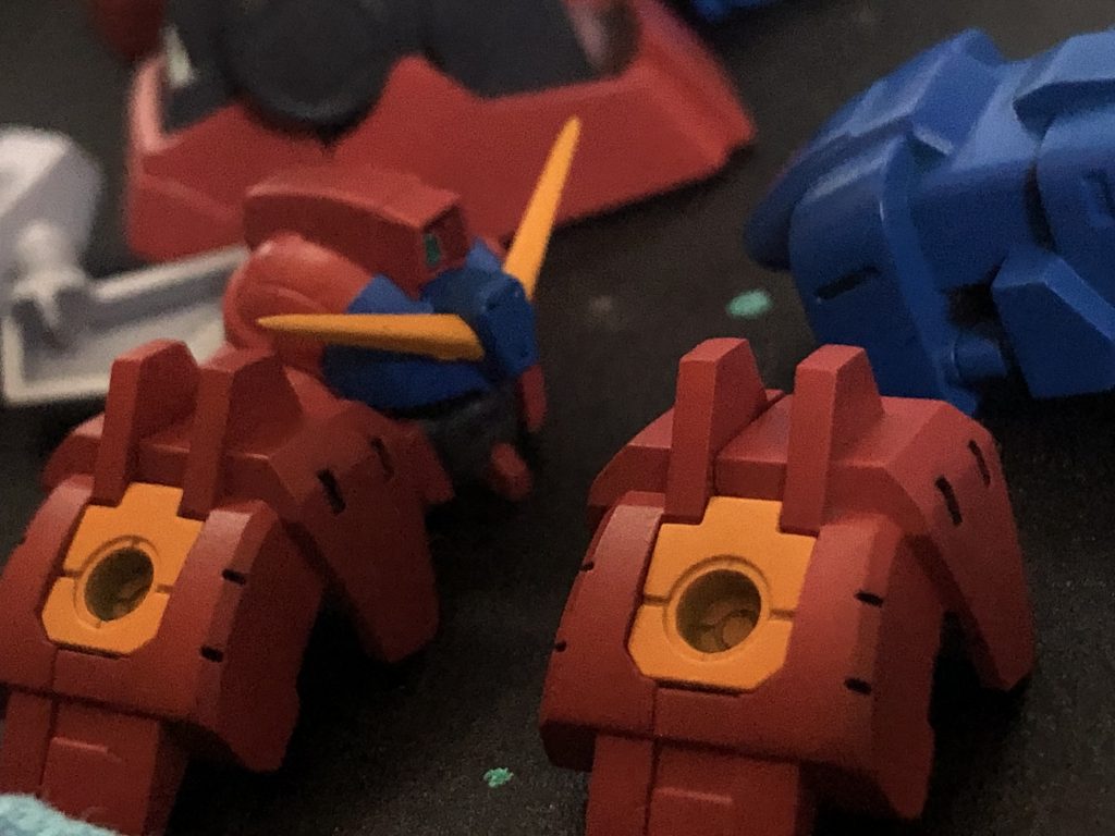 個人的にこの赤は調色してて成功だってなりました!