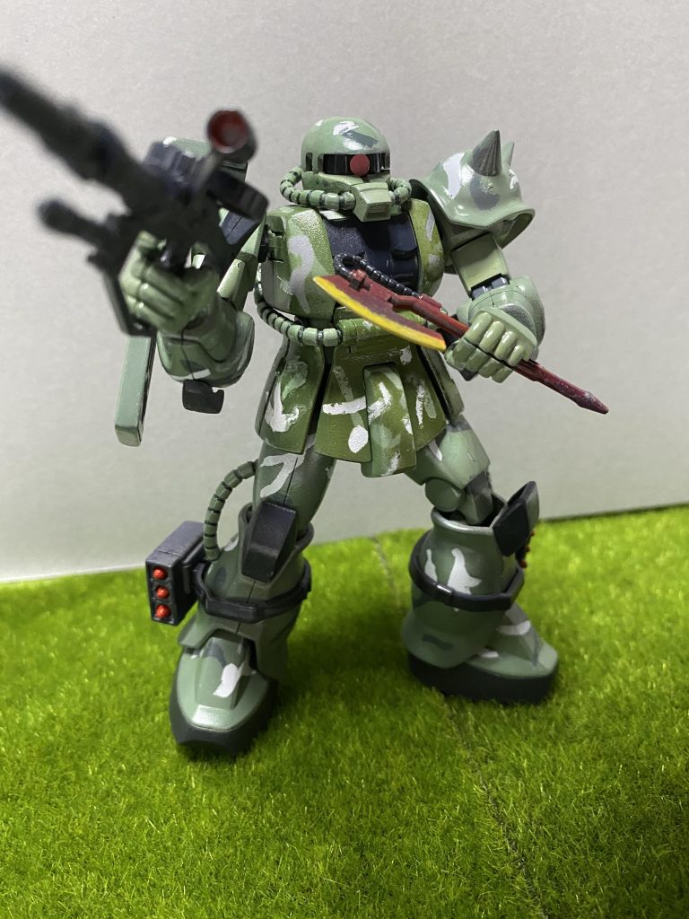 迷彩初挑戦にしてはそれなりに形にはなったのではないかなと思います。これで潜入任務もこなせる？🤨