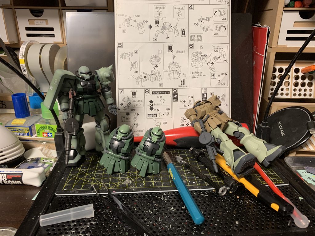 素組の状態 色を何にするか決めあぐねてました