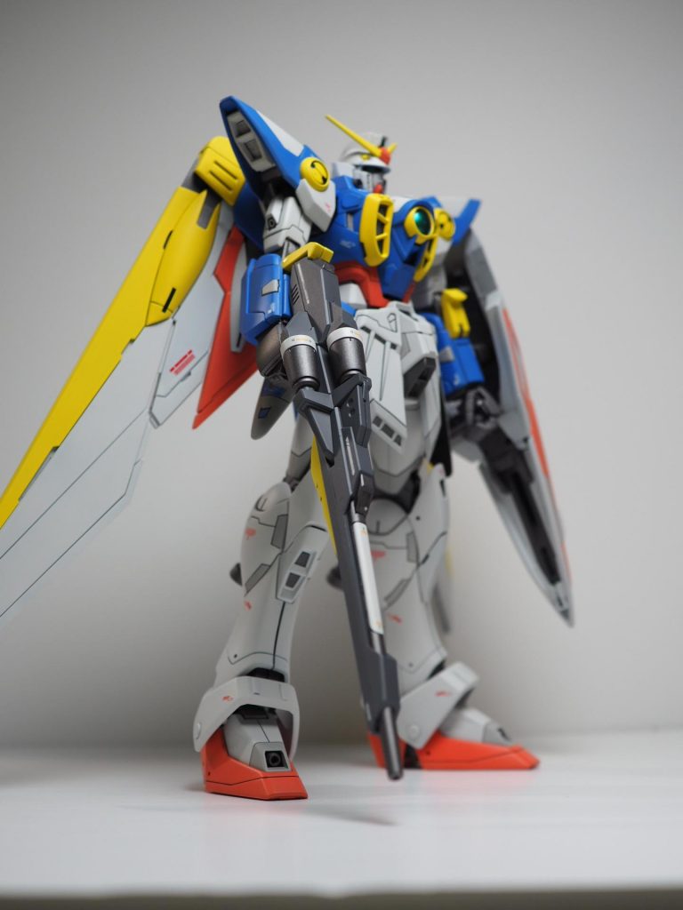 MGウイングガンダム、全塗装完成品–3枚目/制作者：dai5