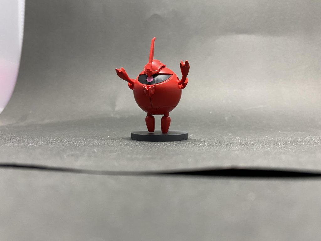 中のちっちゃいカプルも一応赤になりました。