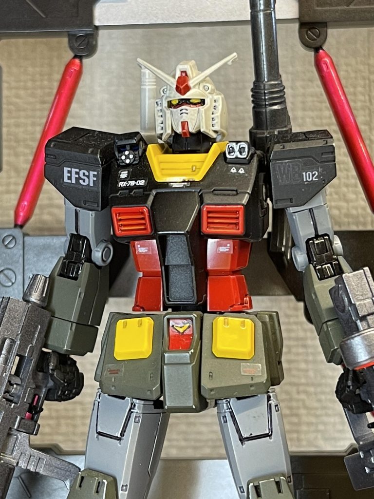 システムベースとHGオリジンガンダム–3枚目/制作者：SUSIROCHI