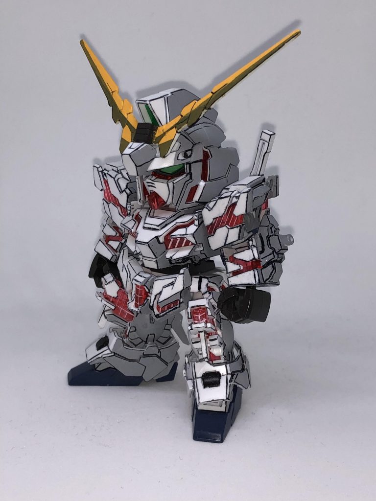 SDCSユニコーンガンダム　イラスト風–3枚目/制作者：@overflag390