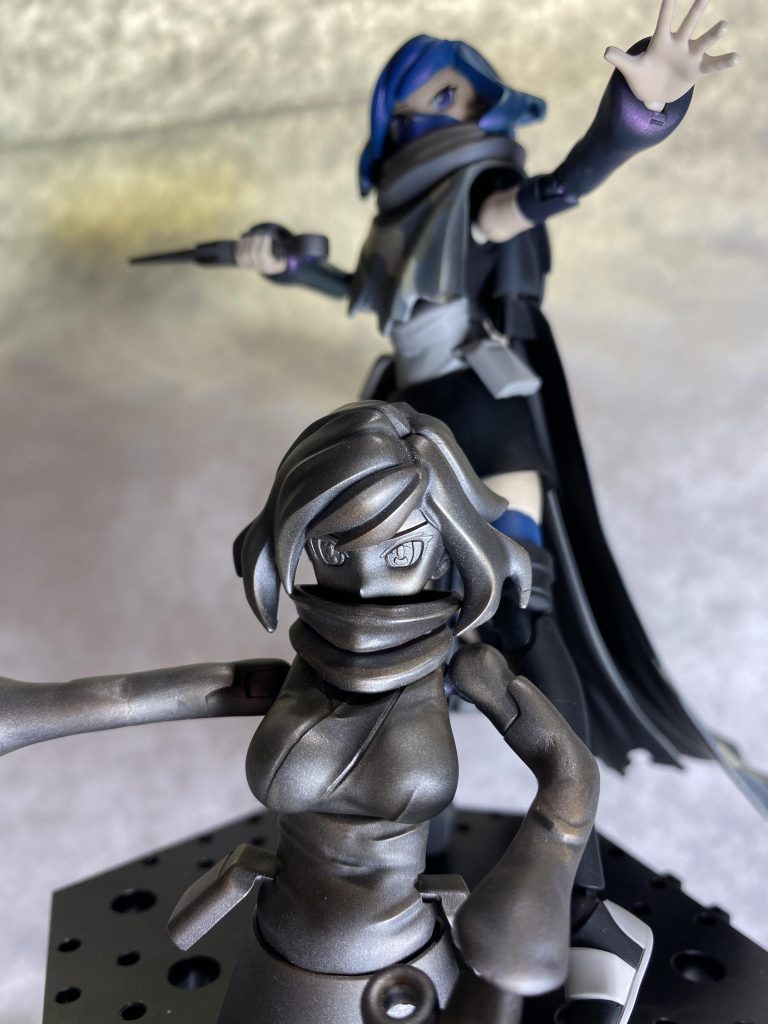 余ったパーツで胸像を作成。