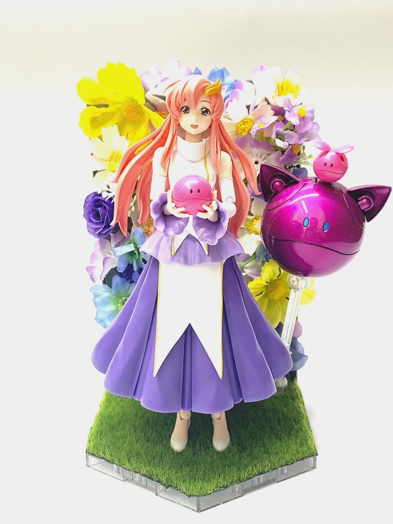 以前作ったモモハロと一緒に。キャンディ塗装したので自分がどうしても写ってしまう。