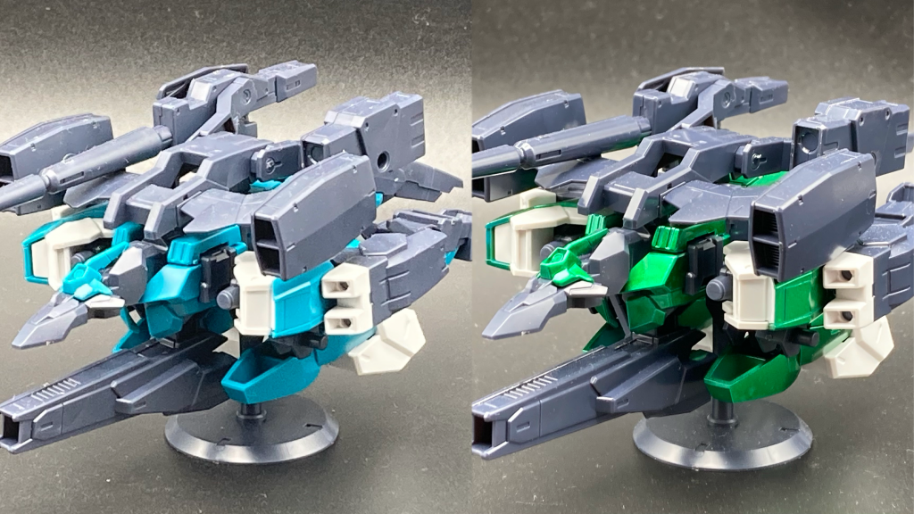 そして、アーマーでの前後比較こちらはだいぶ違いますね