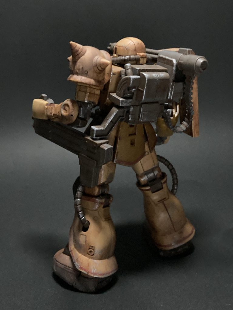 ザクハーフキャノン–4枚目/制作者：@jiyu_nitsukuruきあい模型