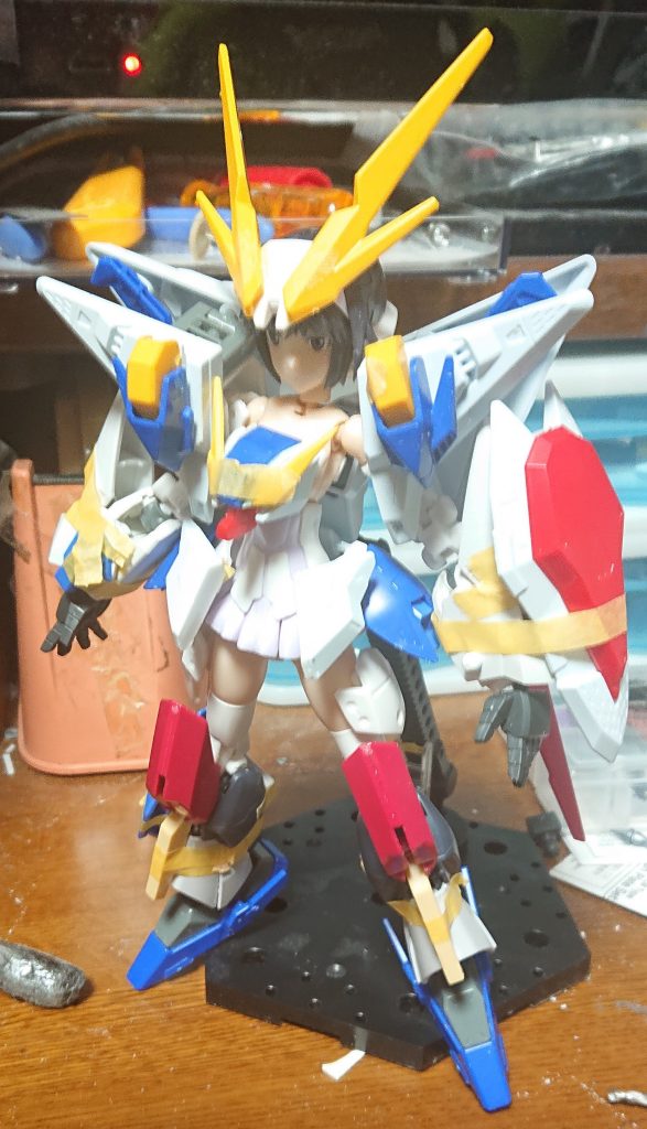 製作途中 色塗る前はこんな感じでした