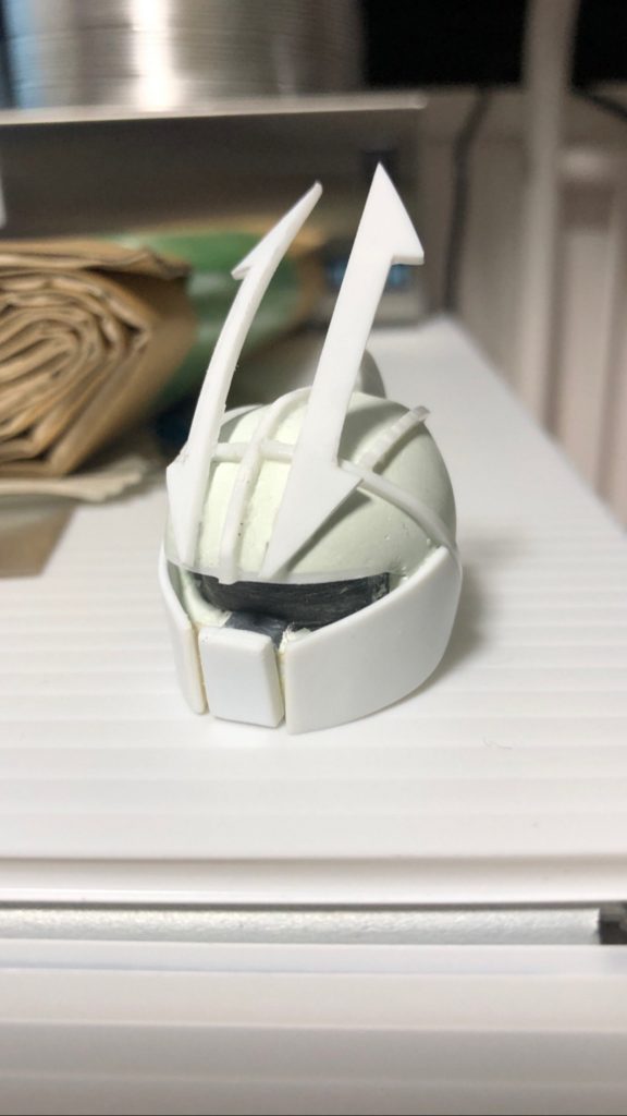 だいぶ満足のいく頭部になりました