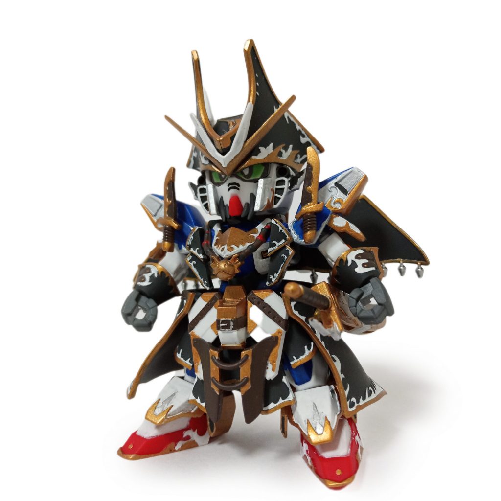 正面エドワードに引き続き、塗分けが大変でしたが楽しかったです！サイドスカートが上手くいったのでお気に入り🙂例のごとく、目は自作です。