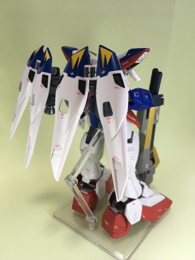 ウェザリング前の画像。デカールはMGプロトゼロを参考に貼ってます。