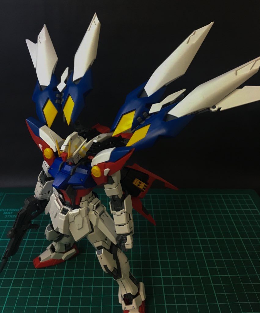 ウイングバインダーをエールに取り付けてバランスチェック