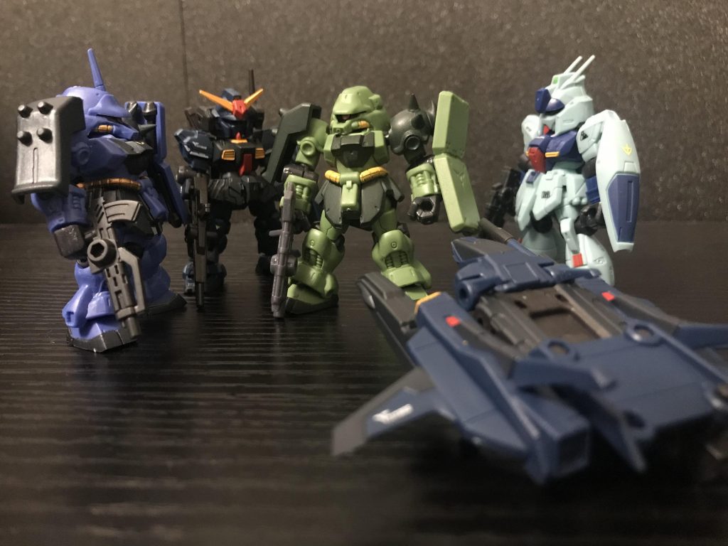 7．5弾でも、ギラドーガはラインナップされてたんですが、当たりませんでした…なので7弾のギラドーガもついでに紹介します！（なんで？）