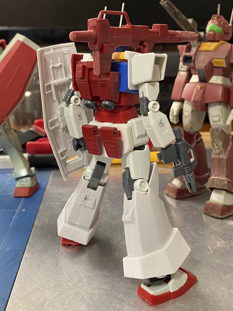 ランドセル部分もEGガンダムに差し替えできるように。