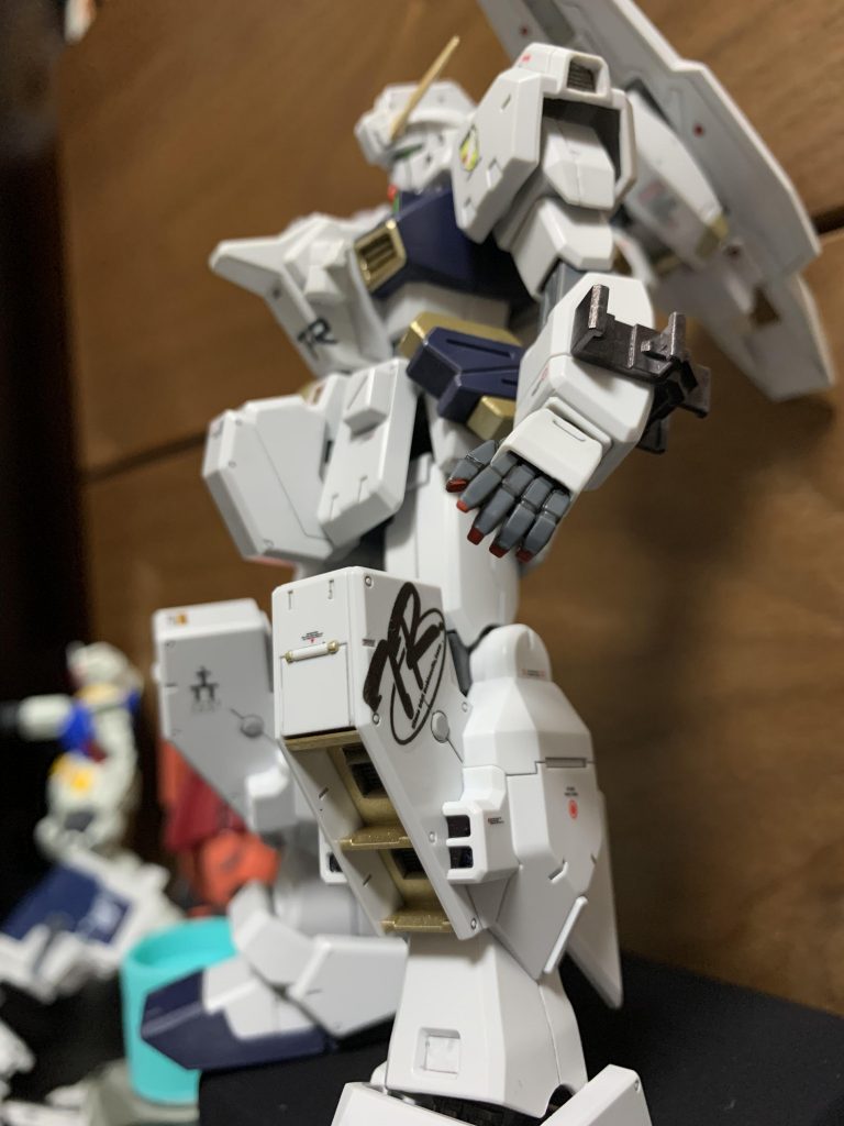 膝のデカールがお気に入りです。