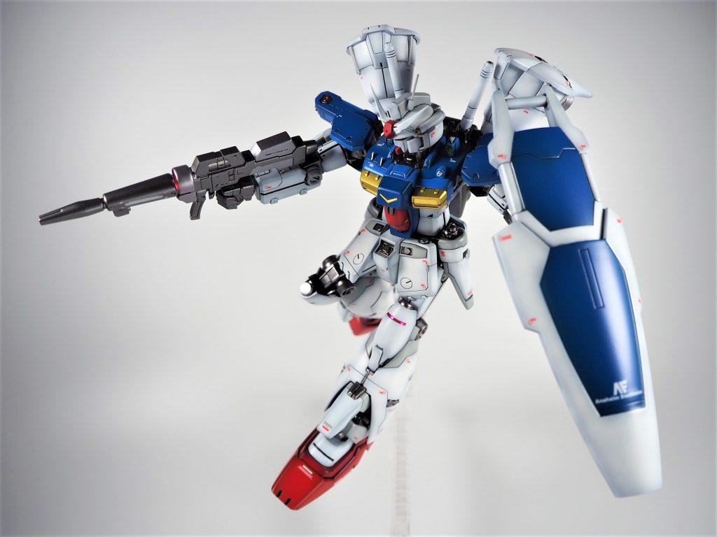 フライングベース接続加工既存キットはフライングベースが発売するずっと前のキットなので未対応そこで、新規に股間にポリキャップを仕込み軸穴を開口することで対応できるように改造動画にて簡単に紹介しています