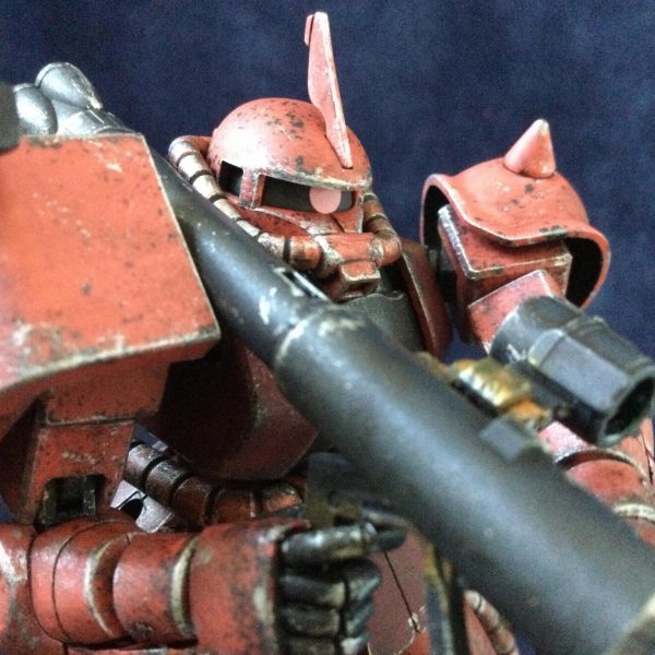 シャアだ…赤い彗星だ…逃げろ‼️【HGUC シャア専用ザク】