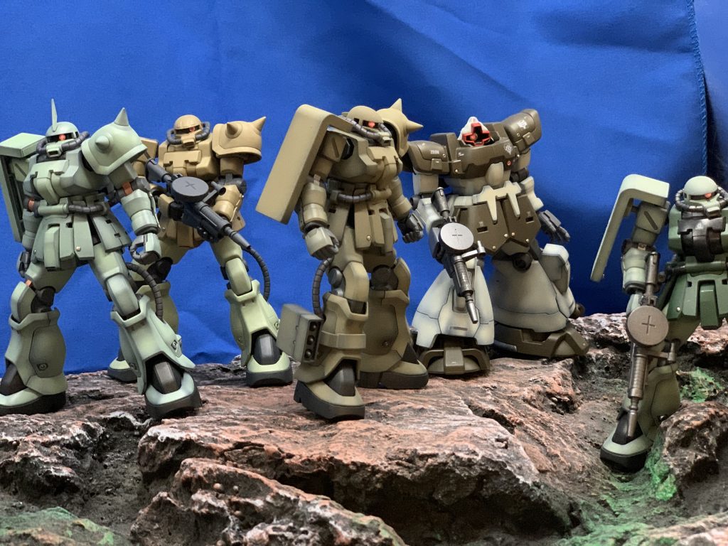 HGUC MS-06F2 ザク2後期型ノイエンビッター専用機–5枚目/制作者:96模型店@店長ぐらむ