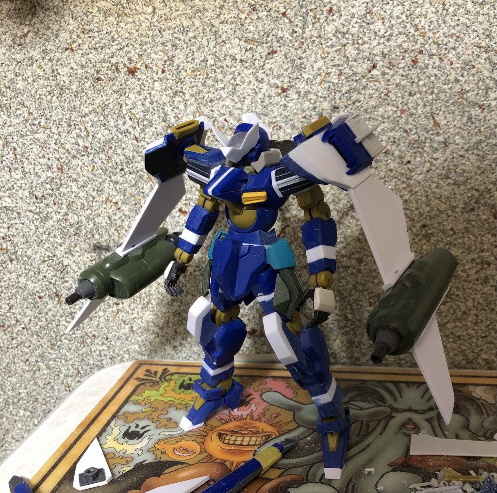 塗装前。初めて各部の延長工作しました。